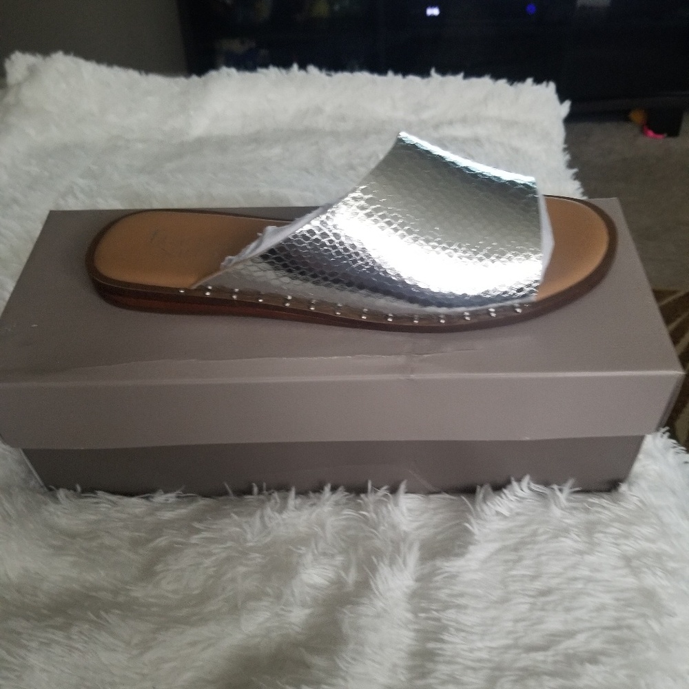 Franco Sarto Snake embossed sandal - Picture 4 of 4